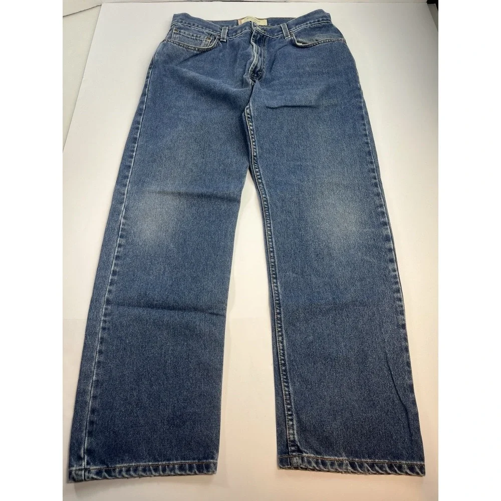 Levi's 505 Jeans 32x31 Straight Fit Medium Wash Denim Y2K Classic Style
